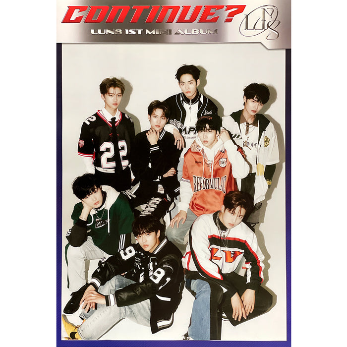 루네이트 | LUN8 | 1ST MINI ALBUM [ CONTINUE? ] | (VER. A) POSTER ONLY