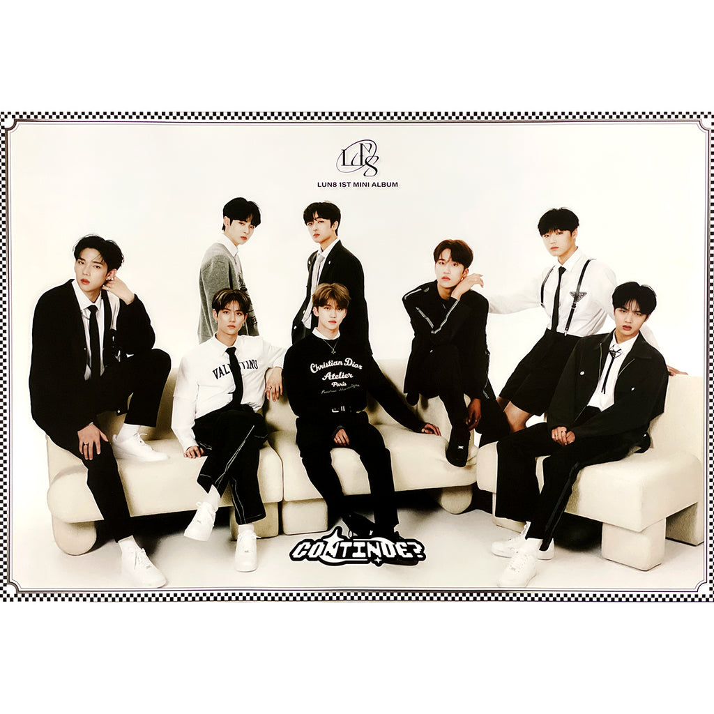 루네이트 | lun8 | 1st mini album [ continue? ] | (ver. b) poster only