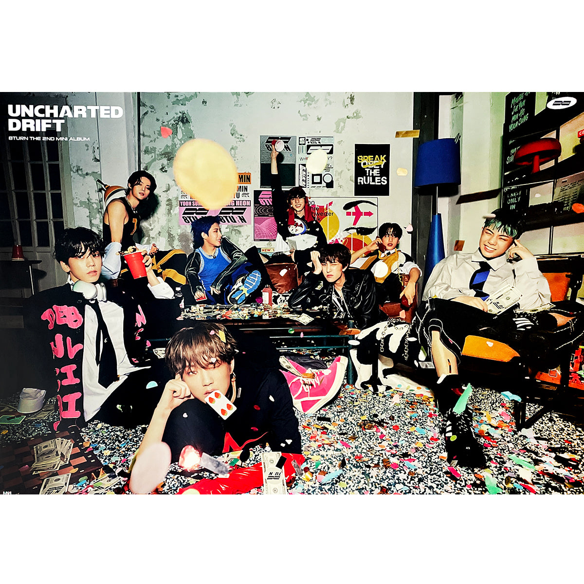 에잇턴 | 8TURN | 2ND MINI ALBUM [ UNCHARTED DRIFT ] | (DRIFT VER.) POSTER ...