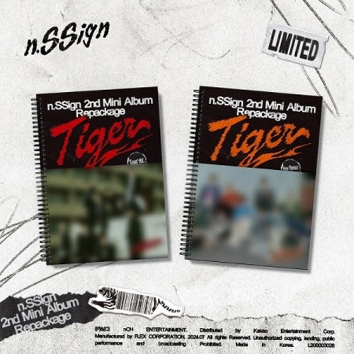 엔싸인 | n.SSign 2ND MINI ABLUM REPACKAGE [ TIGER ] LIMITED ALBUM