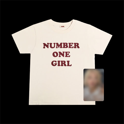 ROSÉ [ ROSIE ] (MD) NUMBER ONE GIRL WHITE T-SHIRT