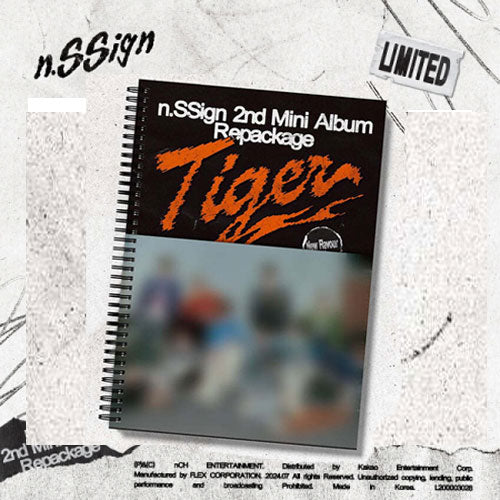 엔싸인 | n.SSign 2ND MINI ABLUM REPACKAGE [ TIGER ] LIMITED ALBUM