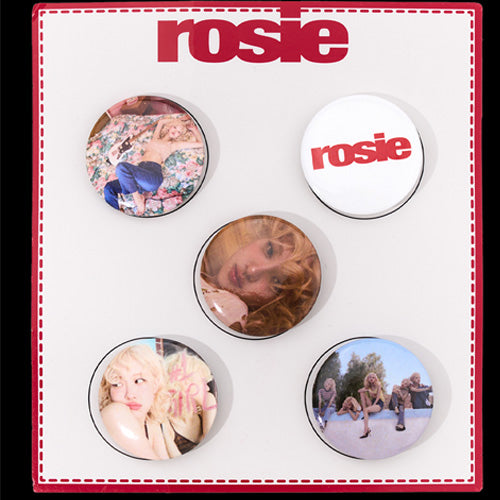 ROSÉ [ ROSIE ] (MD) PIN BUTTON SET