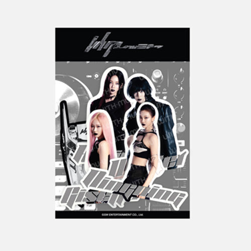 AESPA [ REMOVABLE STICKER ] THE 5TH MINI ALBUM  WHIPLASH  OFFICIAL MD