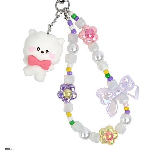 BT21 MININI BEADS STRAP KEYRING LOVELY