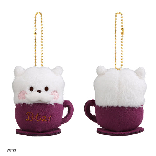 BT21 PLUSH KEYRING [ LATTE ]