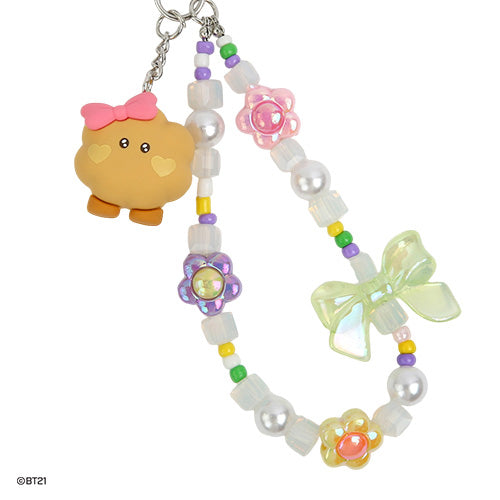 BT21 MININI BEADS STRAP KEYRING LOVELY