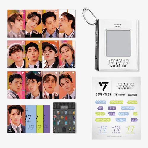 SEVENTEEN 17 IS RIGHT HERE MD [ LENTICUALR MINI CARD & BINDER ]