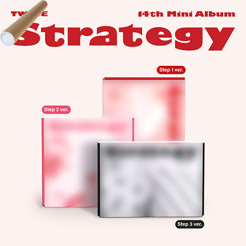 TWICE 14TH MINI ALBUM [ STRATEGY ] +UNFOLD POSTER+ WITHMUU POB