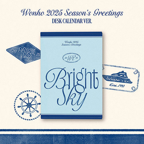 원호 | WONHO 2025 SEASON'S GREETINGS [ BRIGHT SKY ] DESK CALENDAR VER.