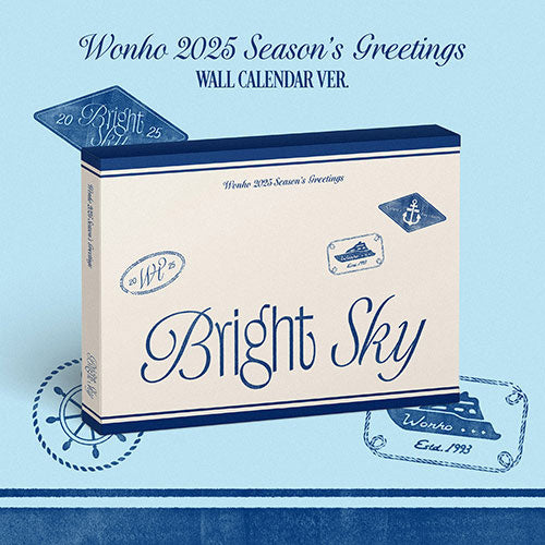 원호 | WONHO 2025 SEASON'S GREETINGS [ BRIGHT SKY ] WALL CALENDAR VER.