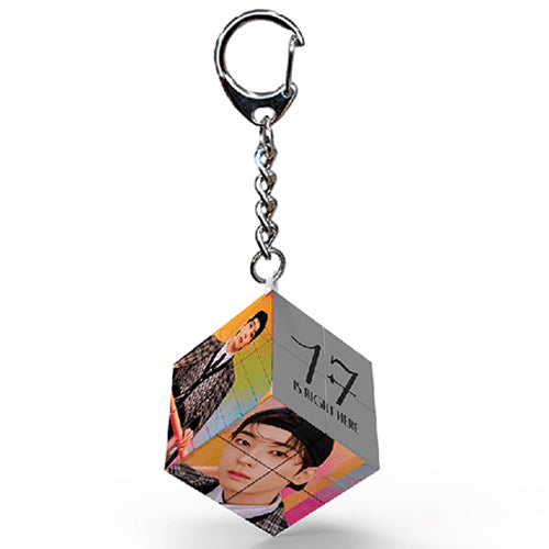 SEVENTEEN MINI CUBE KEYRING [ 17 RIGHT HERE ]