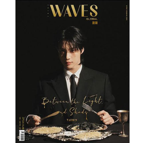 WAVES GLOBAL 2023-12 [ TAEMIN ] CHINESE MAGAZINE+2 POLAROID & POSTER