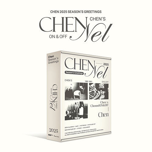 첸 | CHEN 2025 SEASON'S GREETINGS [ CHEN'S CHENNEL ON&OFF ]+1 RANDOM POB