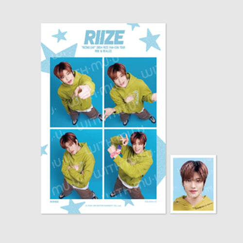 RIIZE [ 4 CUT + ID PHOTO SET ] 2024 FAN CON RIIZING DAY FINALE 2ND OFFICIAL MD