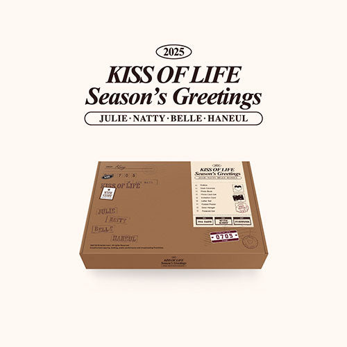 KISS OF LIFE 2025 SEASON'S GREETINGS +1 POB