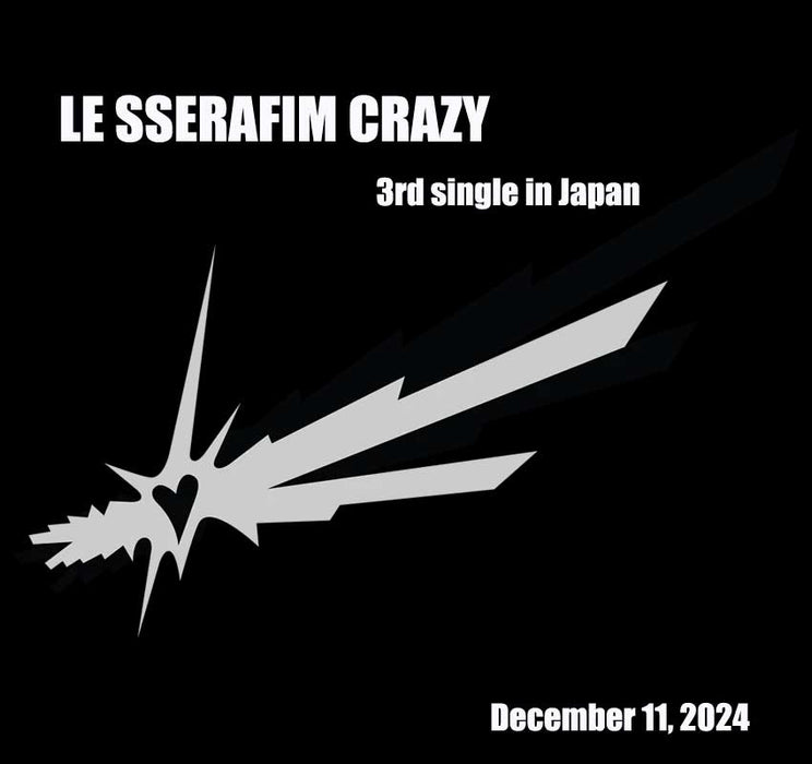 LE SSERAFIM 3rd SINGLE [CRAZY]  JAPAN RELEASE