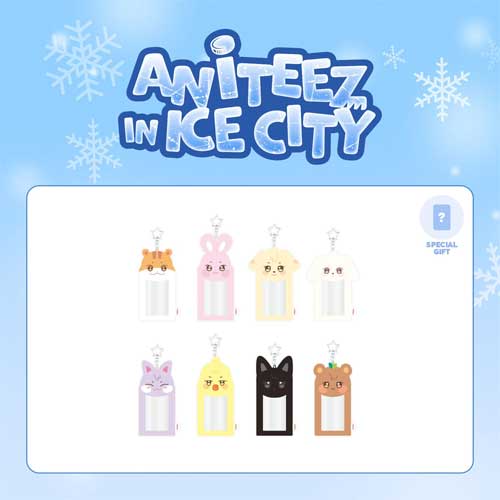 ATEEZxANITEEZ IN ICE CITY POP-UP MD [ PHOTOCARD HOLDER KEYRING ]+1MATCHING PHOTOCARD