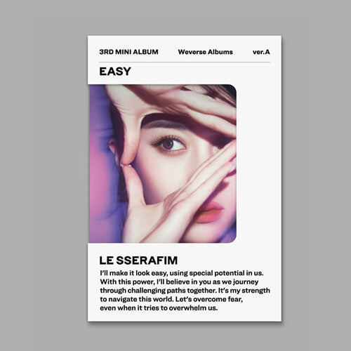 르세라핌 | LE SSERAFIM 3RD MINI ALBUM [ EASY ] WEVERSE VER.