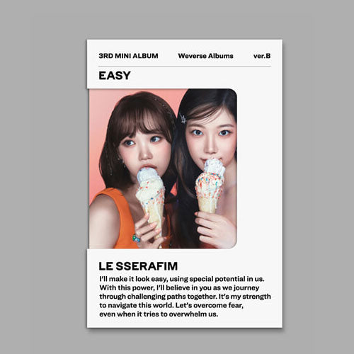 르세라핌 | LE SSERAFIM 3RD MINI ALBUM [ EASY ] WEVERSE VER.