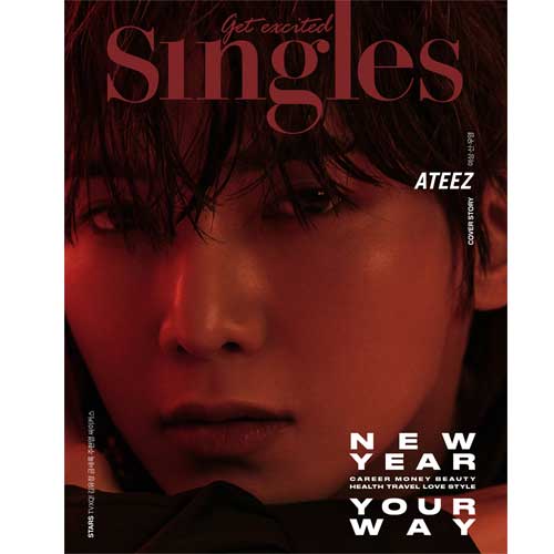 싱글즈 | SINGLES 2024-01 [ YEOSANG, SAN, WOOYOUNG ] + 1 POSTCARD