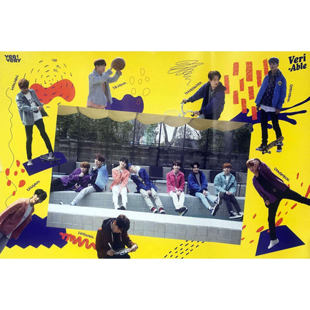 MUSIC PLAZA Poster A.ver 베리베리 | VERIVERY |  VERI-ABLE | POSTER