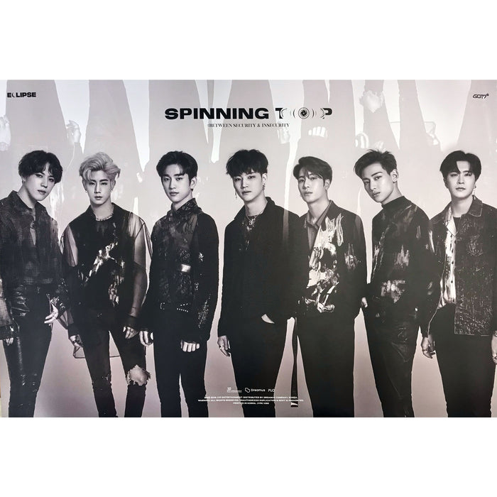 갓세븐 | GOT7 | 9TH MINI ALBUM [ SPINNING TOP ] | POSTER ONLY