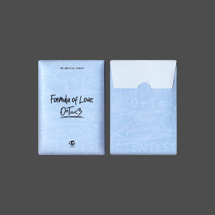 트와이스 | TWICE [ FORMULA OF LOVE: O+T=<3 ] | OFFICIAL PHOTOCARD SET (STUDY ABOUT LOVE VER.)