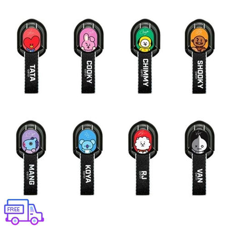 MUSIC PLAZA Goods TATA BT21 PHONE MAGNET STRAP HOLDER | OFFICIAL MD