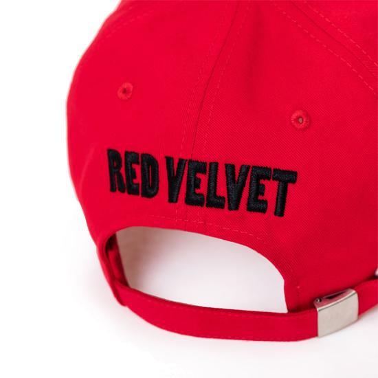 MUSIC PLAZA Goods Red Velvet Logo Dad Hat [ Ball Cap ]