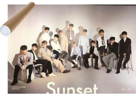 MUSIC PLAZA Poster 세븐틴 | SEVENTEEN | SUNSET VERSION | POSTER (ONLY)