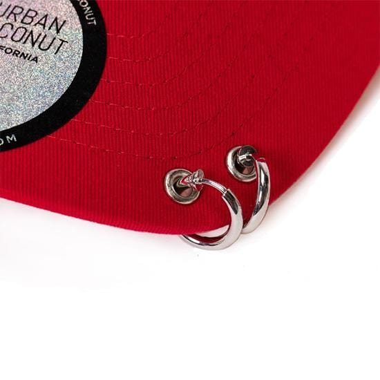 MUSIC PLAZA Goods Red Velvet Bad Boy Dad Hat with Long Strap