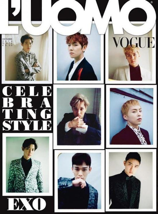 MUSIC PLAZA Magazine EXO | 엑소 | LUOMO VOGUE MAGAZINE 2016-12