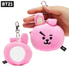 MUSIC PLAZA Goods COOKY BT21 OFFICIAL GOODS [ PLUSH MIRROR BAG CHARM ] BTS