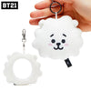 MUSIC PLAZA Goods RJ BT21 OFFICIAL GOODS [ PLUSH MIRROR BAG CHARM ] BTS