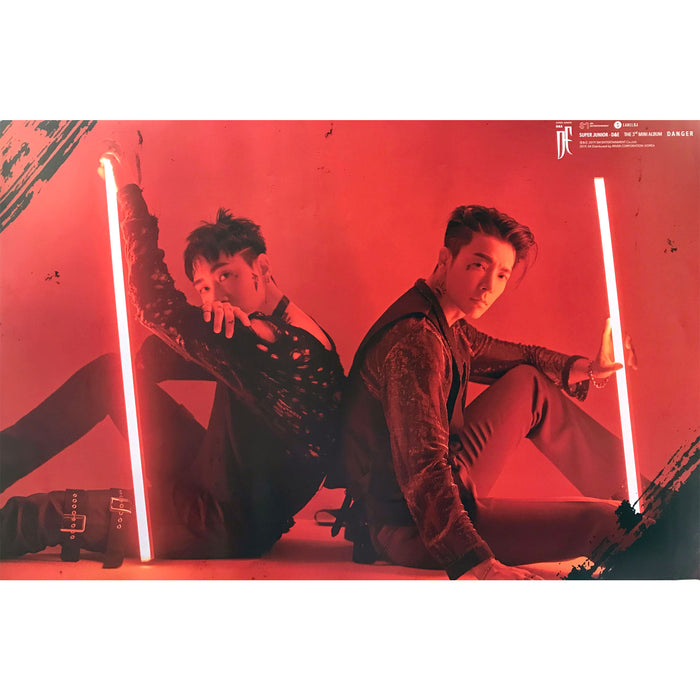 동해 & 은혁 | SUPER JUNIOR D&E | 3RD MINI ALBUM [ DANGER ] | (GROUP VER. A) POSTER ONLY