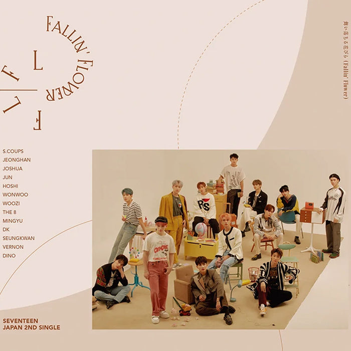 SEVENTEEN 2ND JAPANESE SINGLE [ FALLIN' FLOWER ] A VERSION CD + BOOKLET