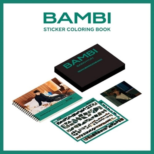 백현 | BAEKHYUN [ BAMBI ] STICKER COLORING BOOK