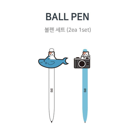 MUSIC PLAZA Goods MONSTA X OFFICIAL GOODS BALL PEN SET [ THE MEMOIRES IN NOVEMBER WITH KI HYUN ]