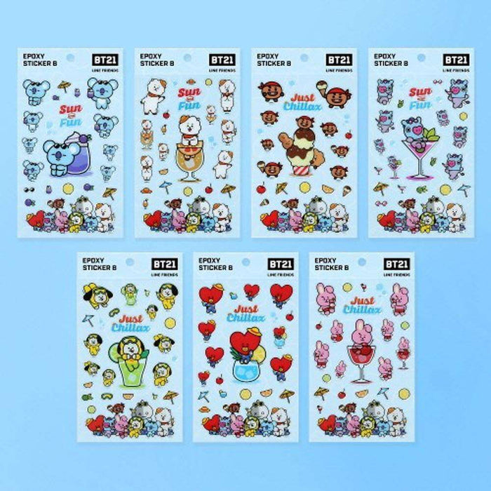 MUSIC PLAZA Goods KOYA BT21 EPOXY STICKER B / OFFICIAL MD