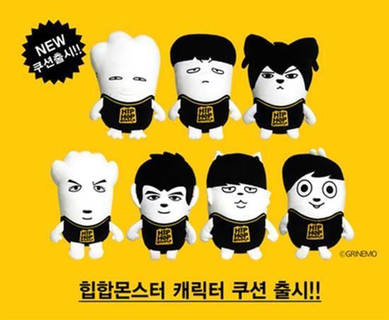 MUSIC PLAZA Goods BTS | 방탄소년단 | HIPHOP MONSTER CHARACTER CUSHION