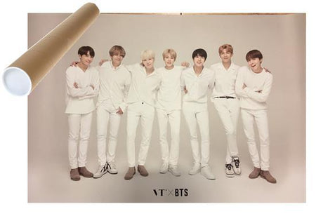 MUSIC PLAZA Poster BTS | 방탄소년단 | VT POSTER SMILE VERSION