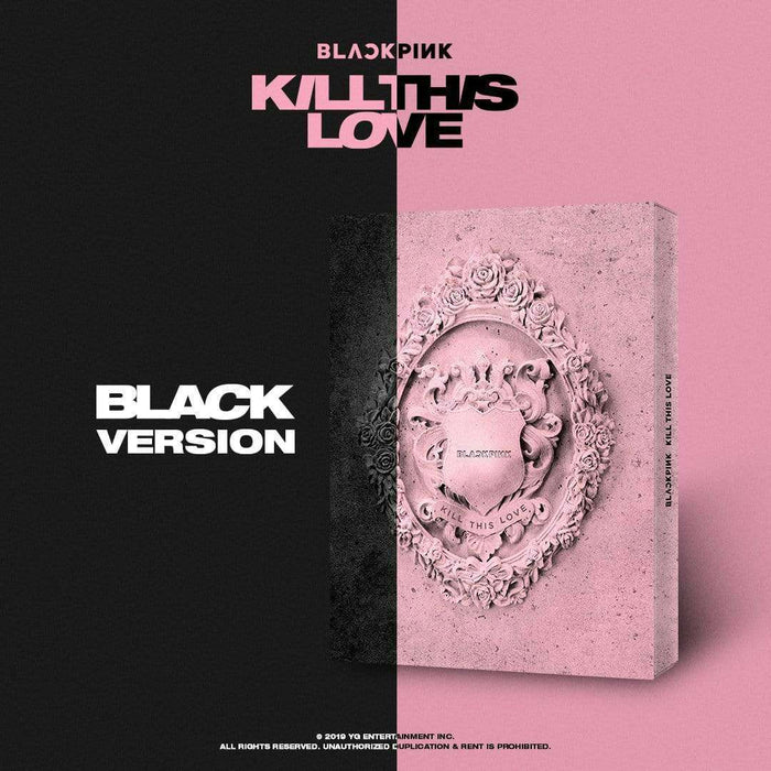 Music Plaza CD Pink Ver. + Black Ver. 블랙핑크 | BLACKPINK 2ND MINI ALBUM [ KILL THIS LOVE ]