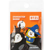 BT21 2019 HALLOWEEN COLLECTION [ METAL BADGE-  KNOCK, KNOCK WHO'S THERE] | 2PCS