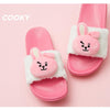 MUSIC PLAZA Goods COOKY BT21 PLUSH DOLL SLIPPERS | SIZE : 8 /  LIMITED EDITION | OFFICIAL MD