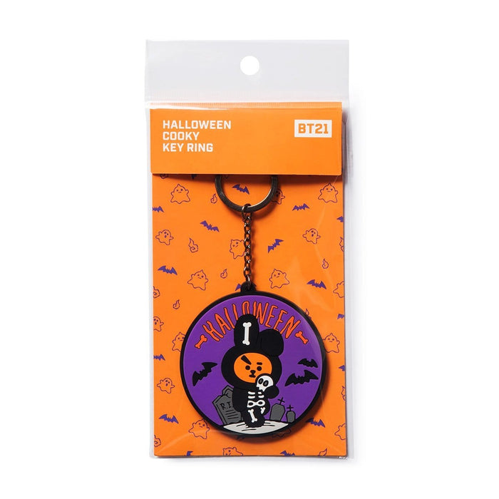 MUSIC PLAZA Goods COOKY BT21 OFFICIAL HALLOWEEN SILICON KEY RING