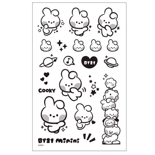 BT21 [ MININI ] TATTOO STICKER