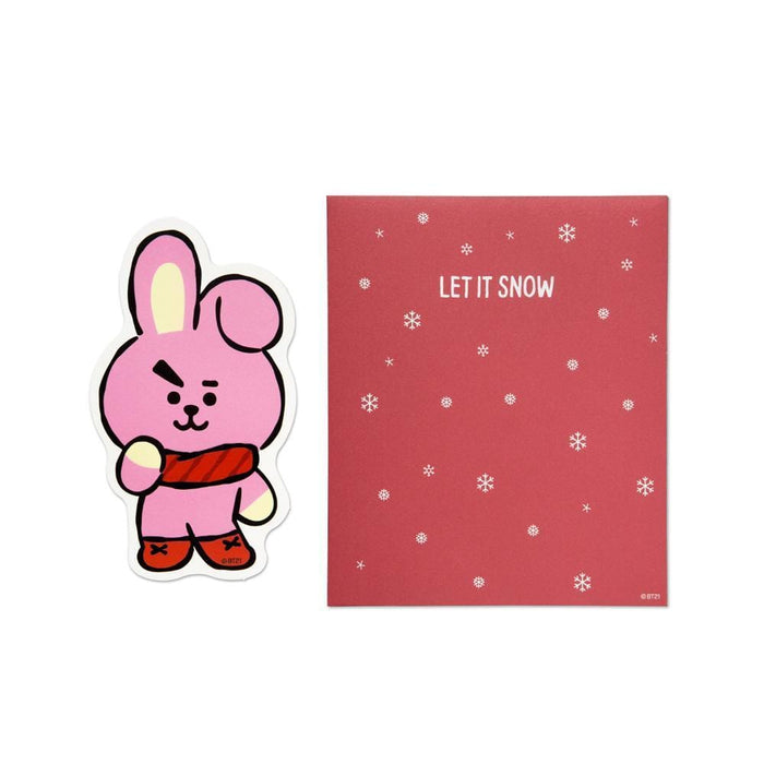 MUSIC PLAZA Goods WINTER BT21 [ COOKY ] MESSAGE CARD