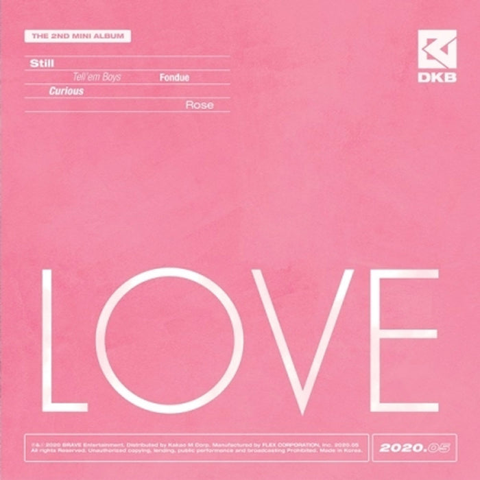 다크비 | DKB 2ND MINI ALBUM [ LOVE ]