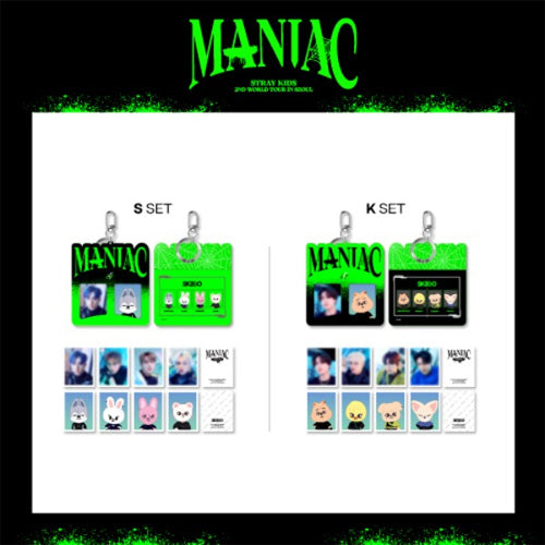 STRAY KIDS x SKZOO [ MANIAC ] ID PHOTO DUAL FRAME KEYRING